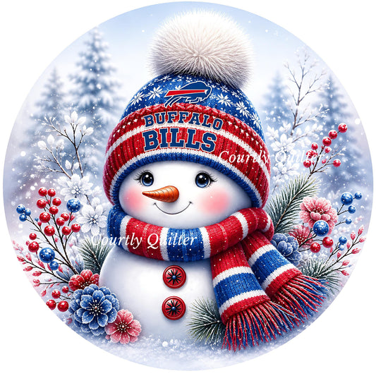 Buffalo Bills snowman FQ, dawn