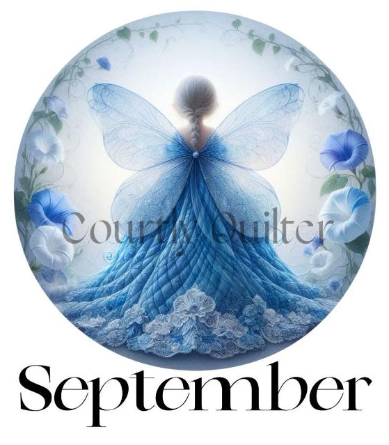Courtly Quilter birth month fairy, September