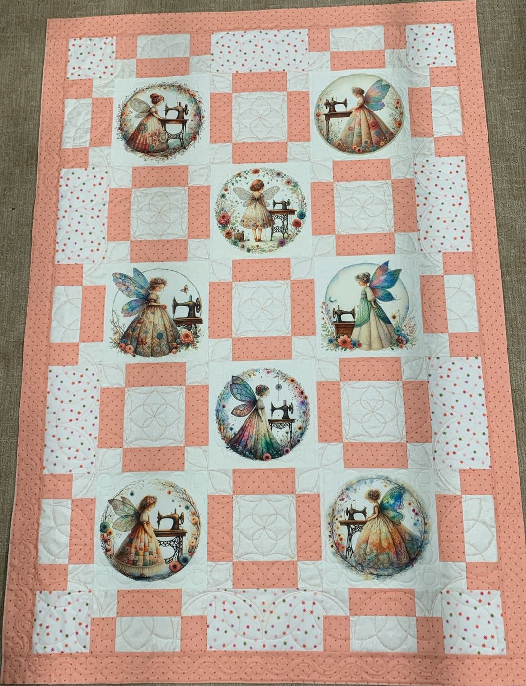 sampler sewing fairy quilt